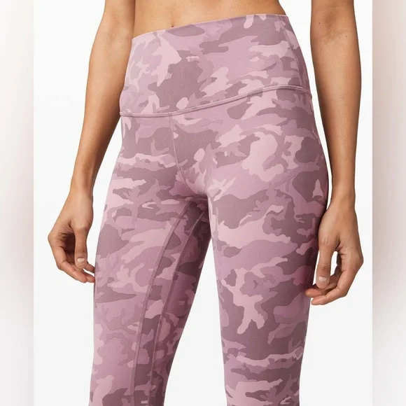 Lululemon High Rise Align Pant II 25" Activewear Yoga Workout Gym Leggings Camo - Picture 4 of 12